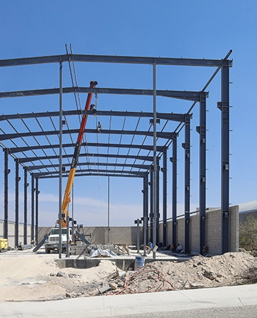 Nave industrial en obra